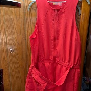 Zella Vibrant Red Textured Top